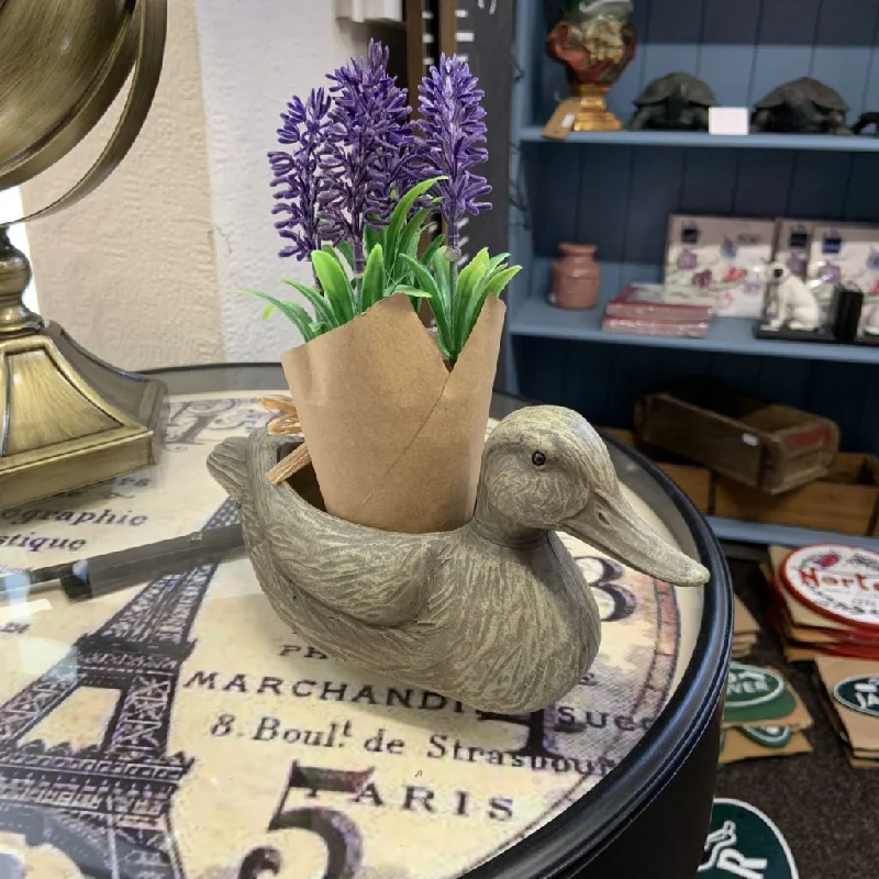 industrial metal tray-Duck Planter