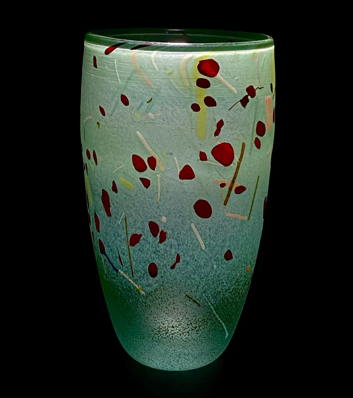 pastel glass flower vase-Hedgerow Small Vase 972