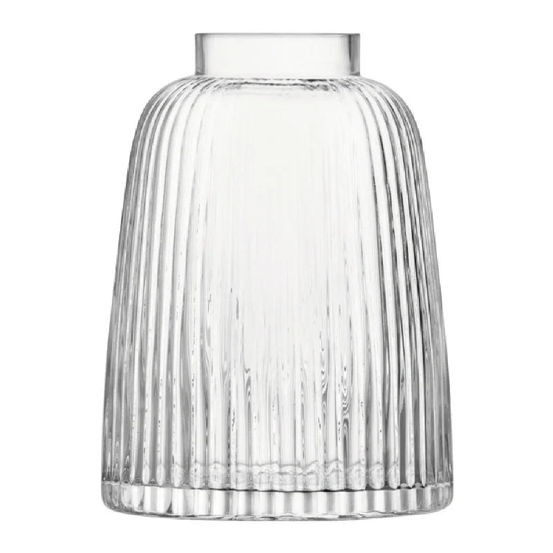 luxury gold planter-Pleat Vase | Clear | 26cm