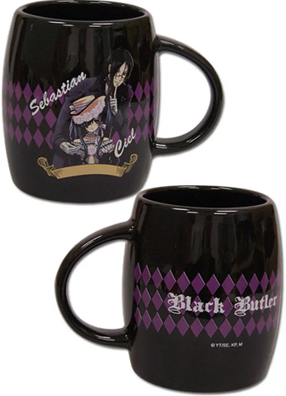 lightweight bamboo coffee cup-Black Butler - Sebastian Michaelis & Ciel Phantomhive Mug