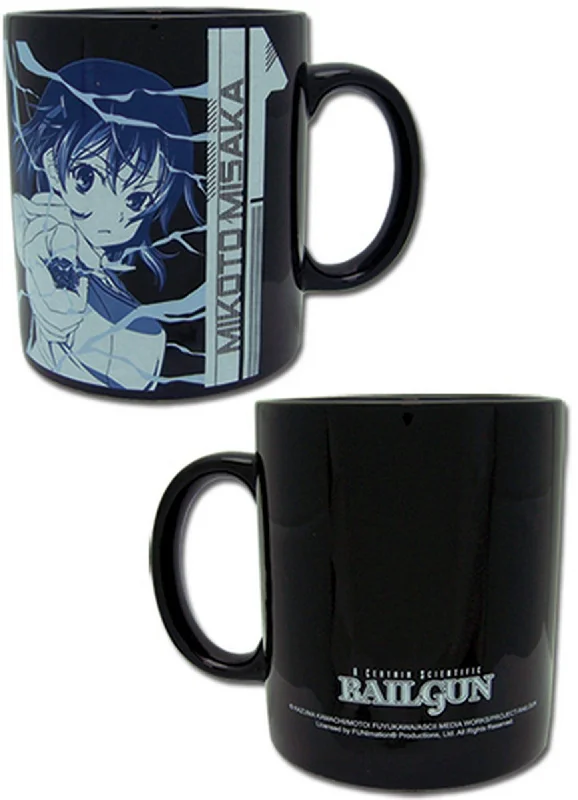 reusable bamboo mug-A Certain Scientific Railgun - Mikoto Misaka Mug