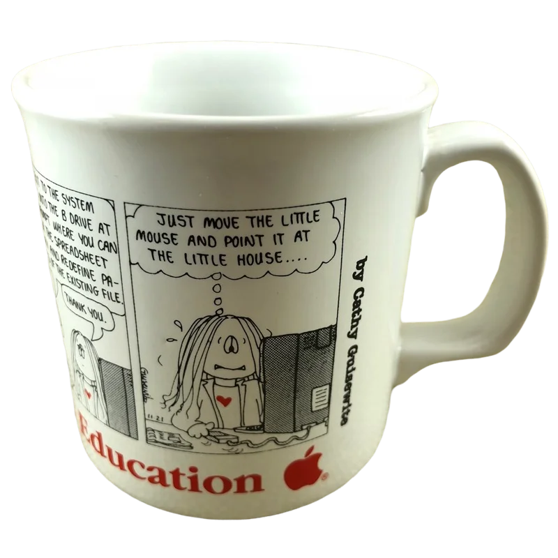 quirky travel tumbler-Apple Canada In Education Cathy Mug