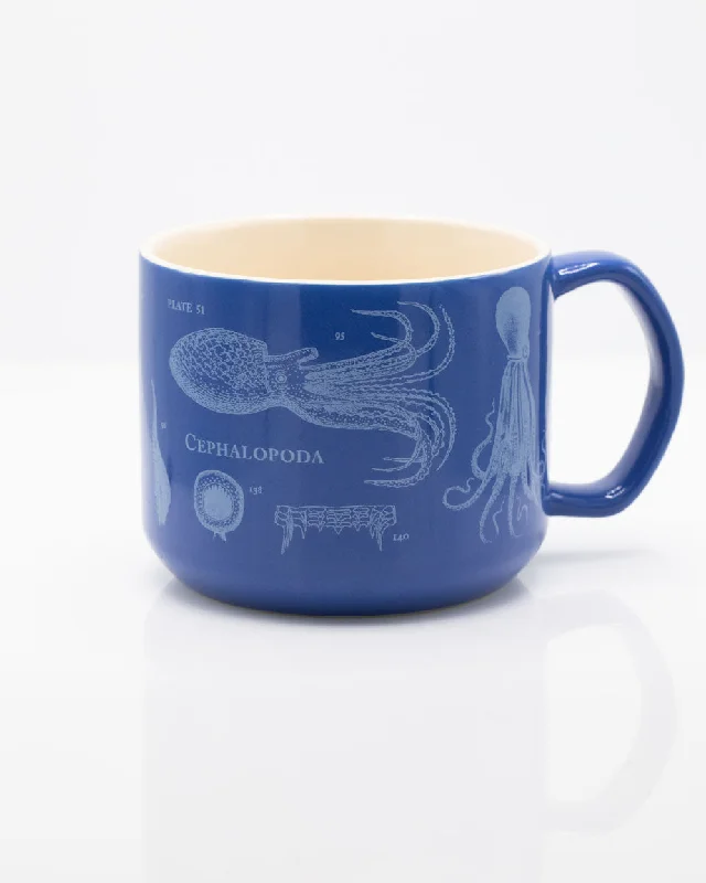 luxury crystal whiskey cup-Beware the Kraken: Cephalopods 15 oz Ceramic Mug