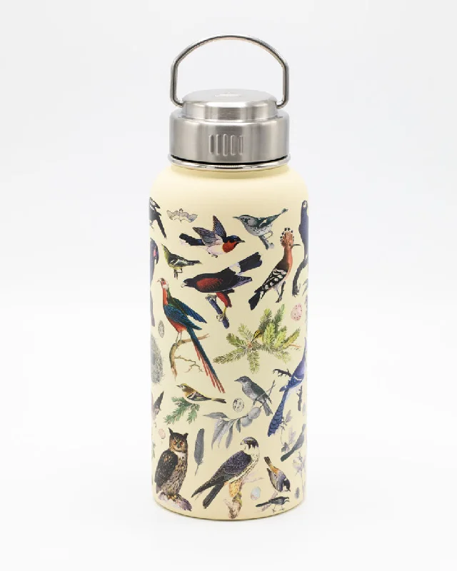 trendy geometric tumbler-Birds 32 oz Steel Bottle