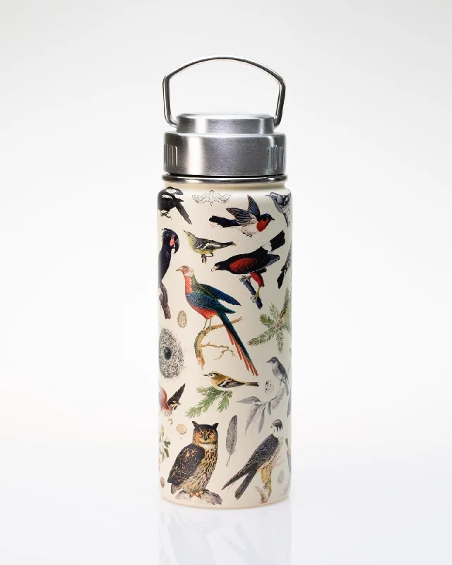 luxury crystal coffee cup-Birds 18 oz Steel Bottle