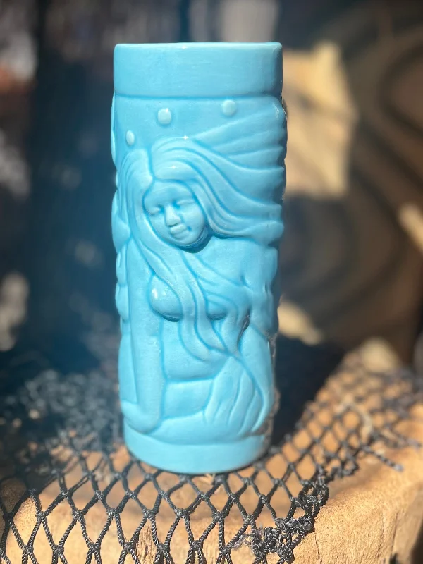 sleek silicone mug-Blue Mermaid Mug