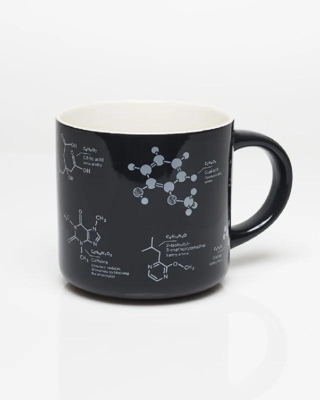 retro brass drinking cup-Coffee Chemistry 15 oz Ceramic Mug