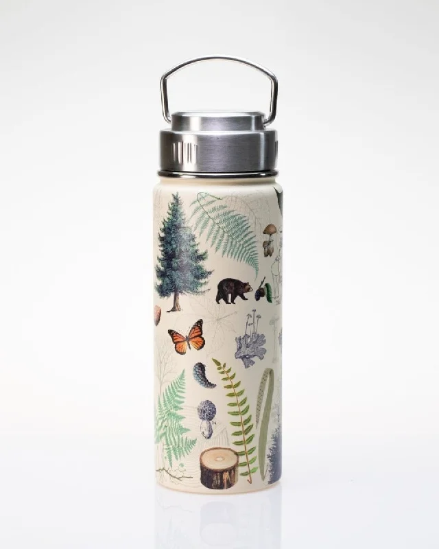 quirky animal tumbler-Woodland Forest 18 oz Steel Bottle