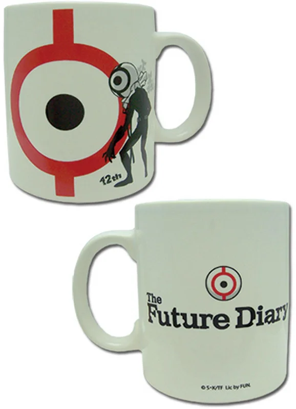 unbreakable travel tumbler-Future Diary - 12th White Mug