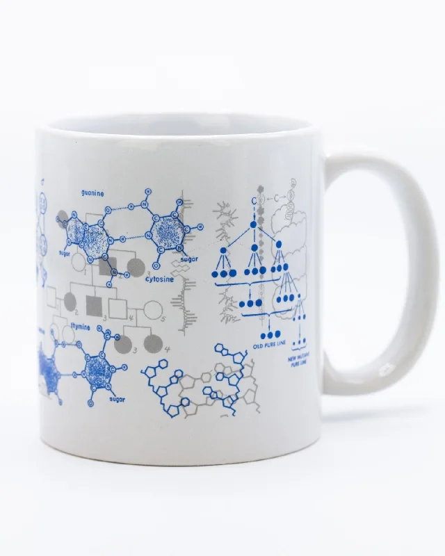 trendy geometric coffee mug-Genetics: DNA 20 oz Mega Mug