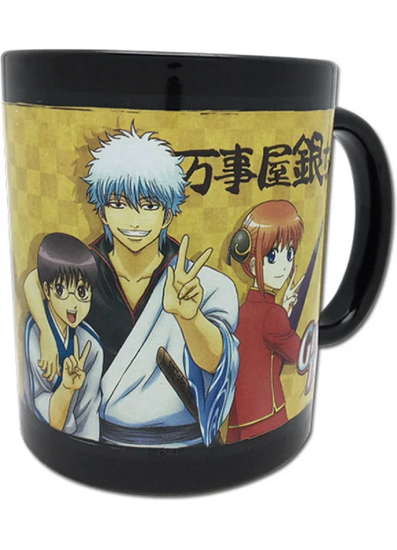 minimalist white tumbler-Gintama S3 - Group Mug