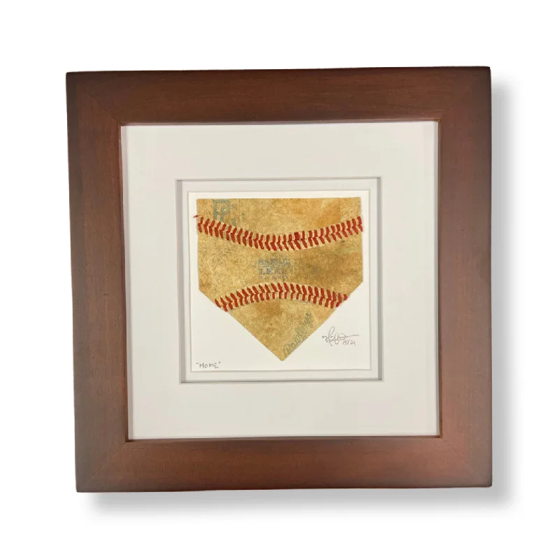 sturdy stainless mug-Home Plate Baseball Artwork titled “HOME”