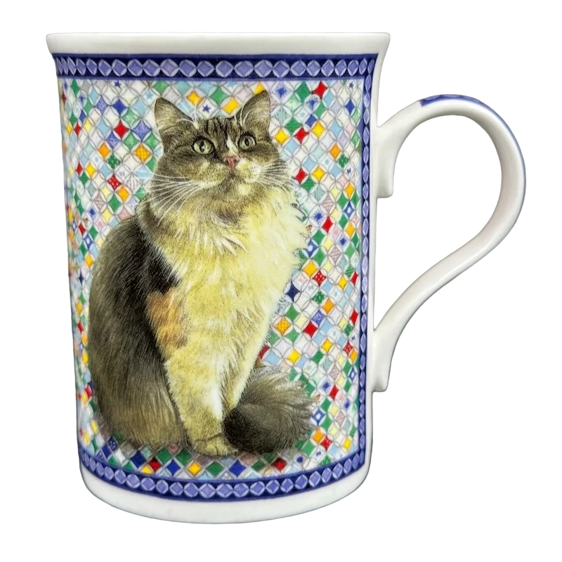 luxury stainless tumbler-Ivory Cats Lesley Anne Ivory Brown And Cream Cat Mug Crown Trent