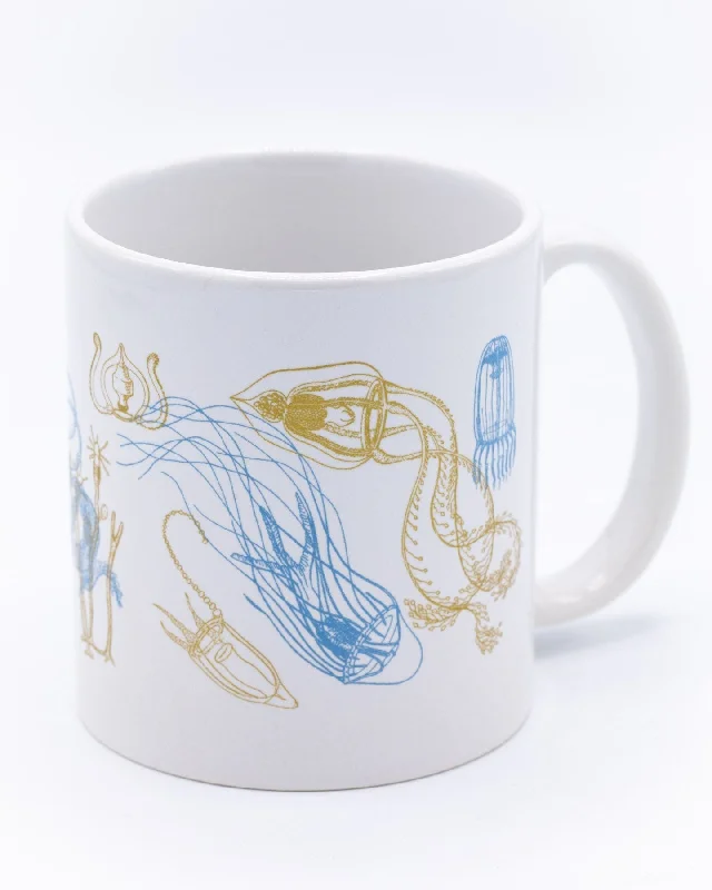 lightweight bamboo mug-Jellyfish 20 oz Mega Mug