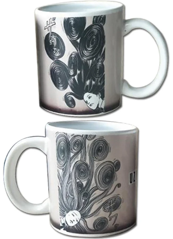 durable stoneware mug-Junji Ito's Uzumaki - Medusa Mug