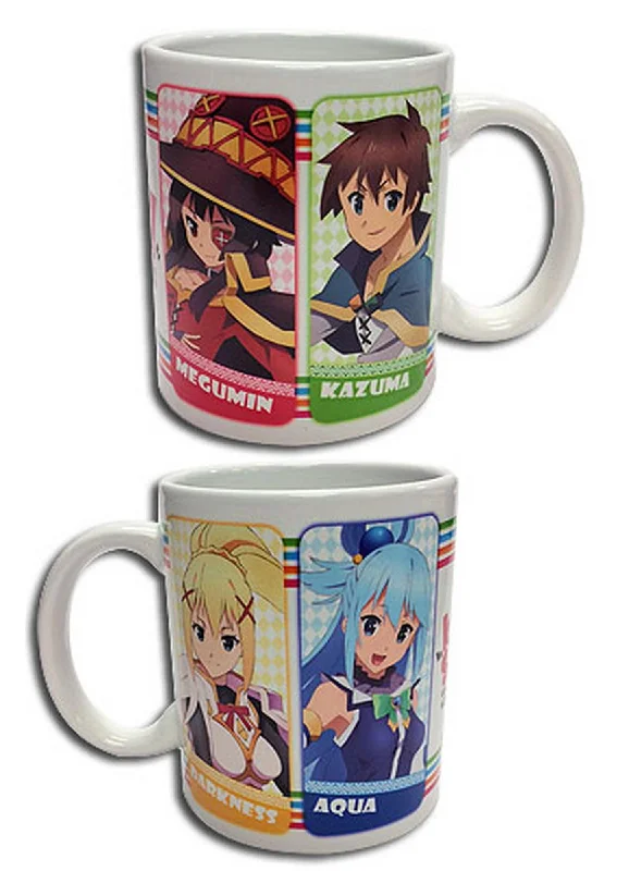 luxury crystal coffee cup-Konosuba - Characters Mug