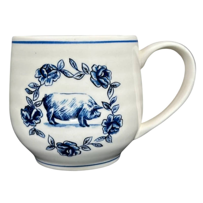 eco-friendly silicone cup-Molly Hatch Pig Icon Mug Anthropologie