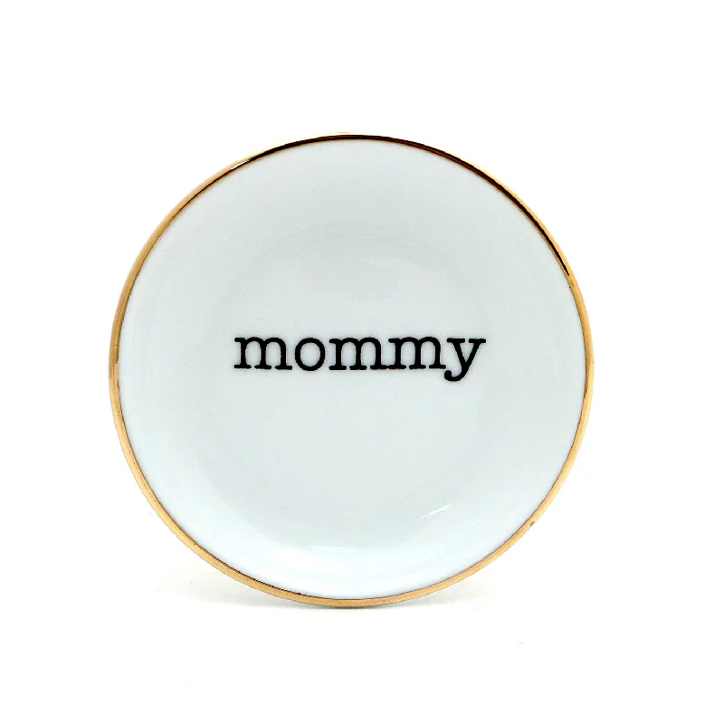 luxury porcelain teacup-Mommy ring holder, ring dish, Mother's Day gift