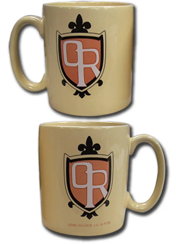 durable glass mug-Ouran High School Host Club - School Logo Mug