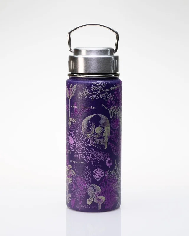 trendy marble tumbler-Poisonous Plants 18 oz Steel Bottle