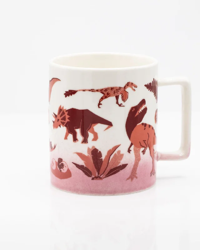 vintage glass coffee mug-Retro Dinosaurs 11 oz Ceramic Mug