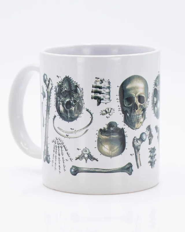 textured ceramic tumbler-Skeleton 20 oz Mega Mug