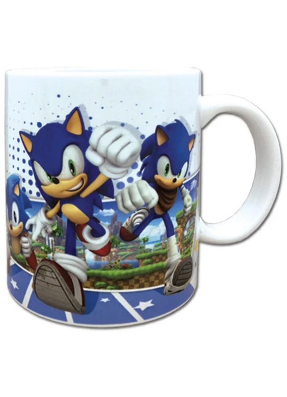 durable travel cup-Sonic Hedgehog - 25th Anniversary Sonic Mug