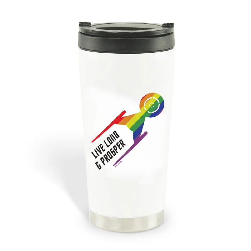 unbreakable travel tumbler-Star Trek: Discovery Pride Travel Mug