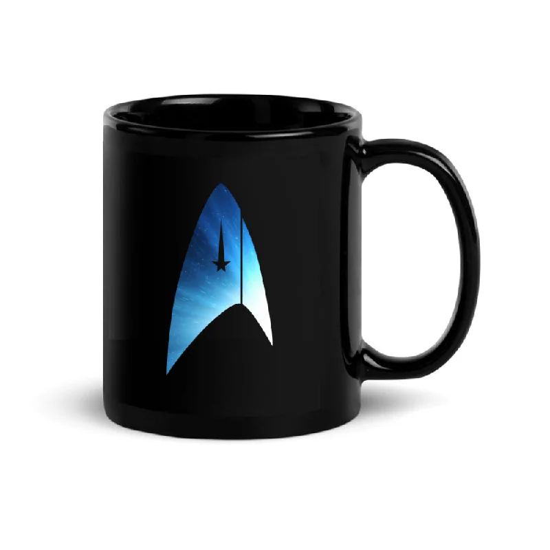 minimalist white tumbler-Star Trek: Discovery Universe Delta Black 11 oz Mug