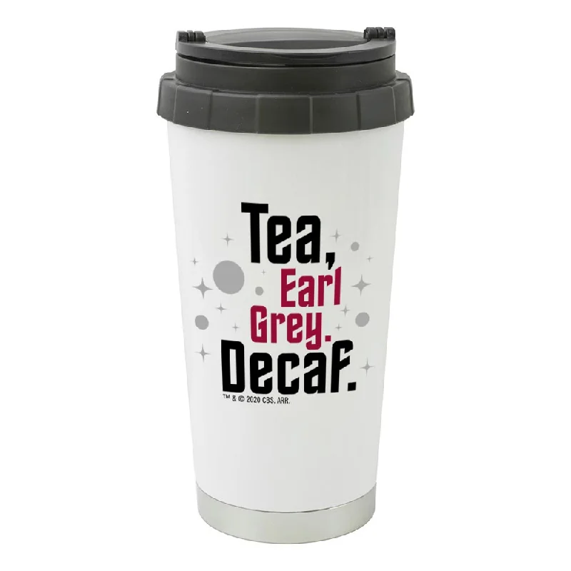 frosted glass water cup-Star Trek: Picard Earl Grey Decaf Travel Mug