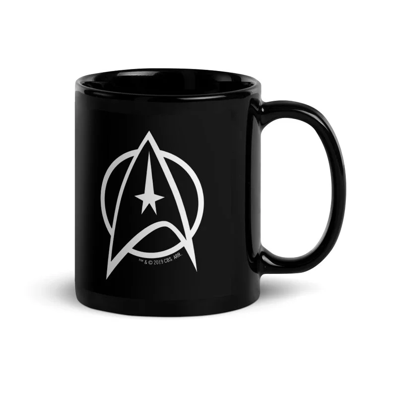 funny quote teacup-Star Trek: The Original Series Delta Black Mug