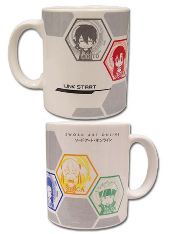 frosted glass teacup-Sword Art Online - SD Group Mug