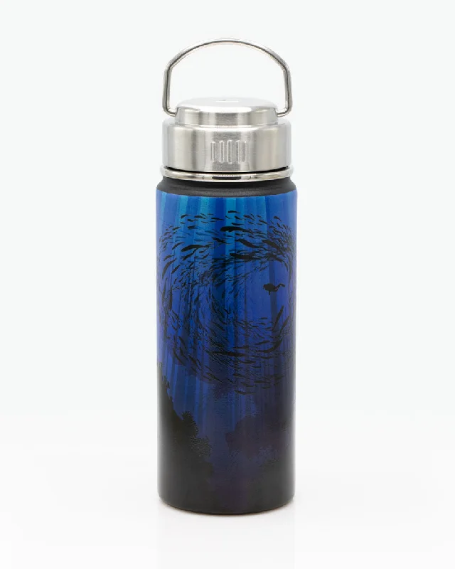 modern acrylic travel mug-Under the Waves 18 oz Steel Bottle