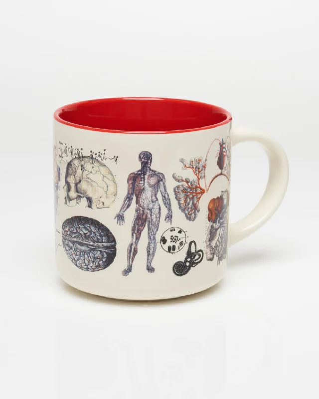 elegant espresso tumbler-Vascular Anatomy 15 oz Ceramic Mug