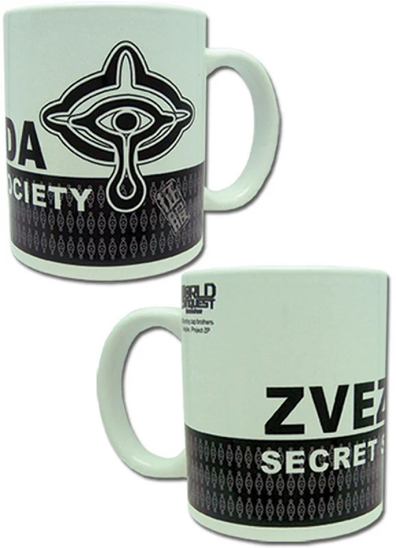 trendy geometric mug-World Conquest Zvezda - Group White Mug