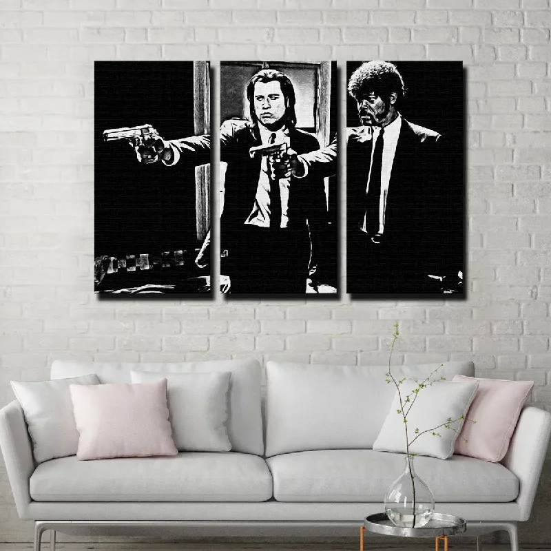 artisan silk wall hanging-Pulp Fiction Canvas Set