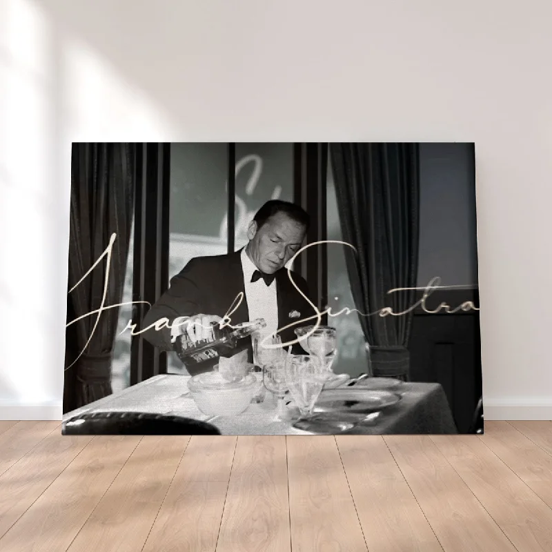 modern canvas wall print-Sinatra Canvas Set