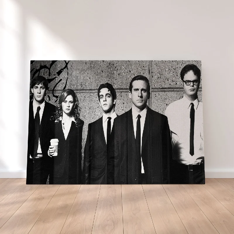 modern oval wall decor-The Office Canvas Set