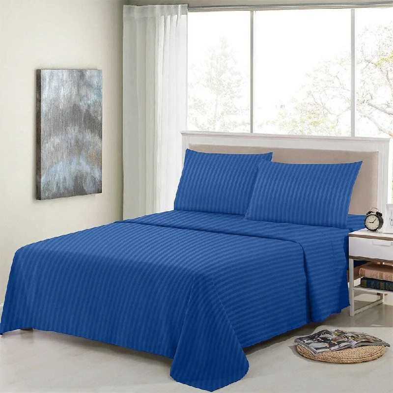 minimalist gray throw-4 Piece Bed Sheets 1800 Count Egyptian Comfort Full Navy Blue