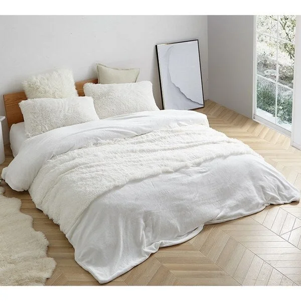 silky linen pillowcase-Coma Inducer Bed Sheet Set - Are You Kidding? - White