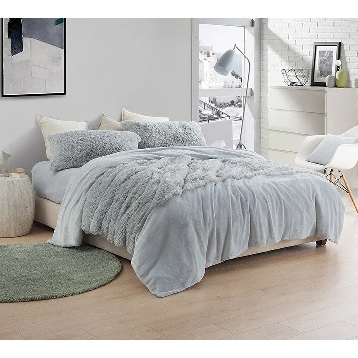 breathable silk sheets-Coma Inducer Sheet Set - Are You Kidding? - Glacier Gray