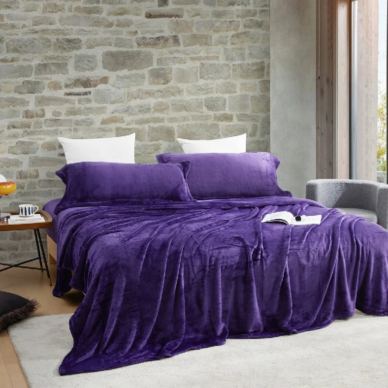 lightweight flannel blanket-Me Sooo Comfy Sheet Set - Coma Inducer® - Purple Reign