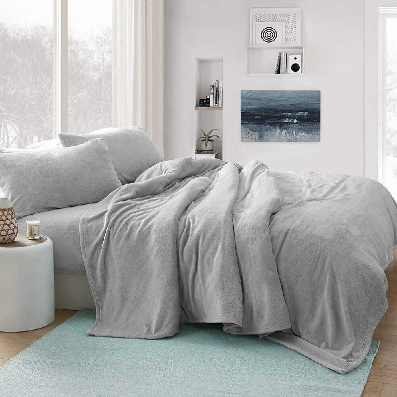 silky percale pillowcase-Wait Oh What - Coma Inducer® Sheets - Tundra Gray