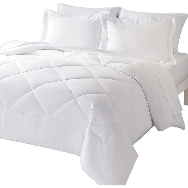 cozy silk sheets-7-Piece Bed in a Bag Comforter Sets