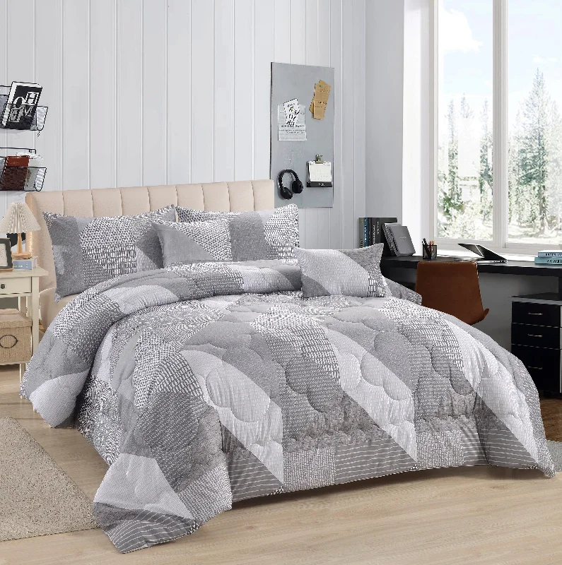 organic percale blanket-Aaron 5-piece Comforter set