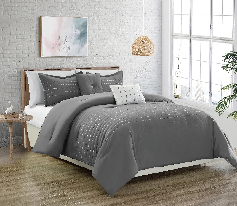 cozy cotton comforter-Alvaro 5-piece Comforter set