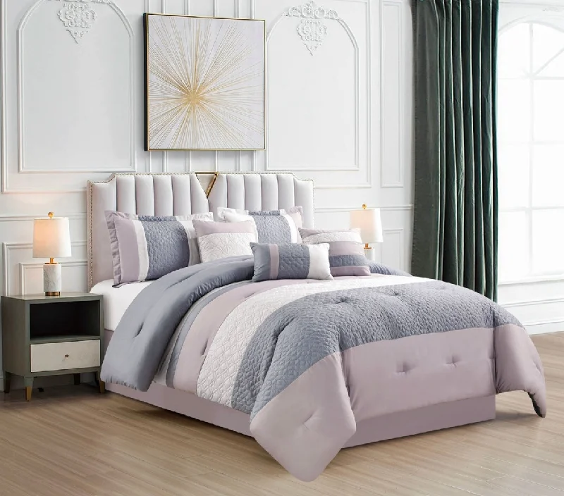 cooling cotton blanket-Annalise 7-piece Comforter set