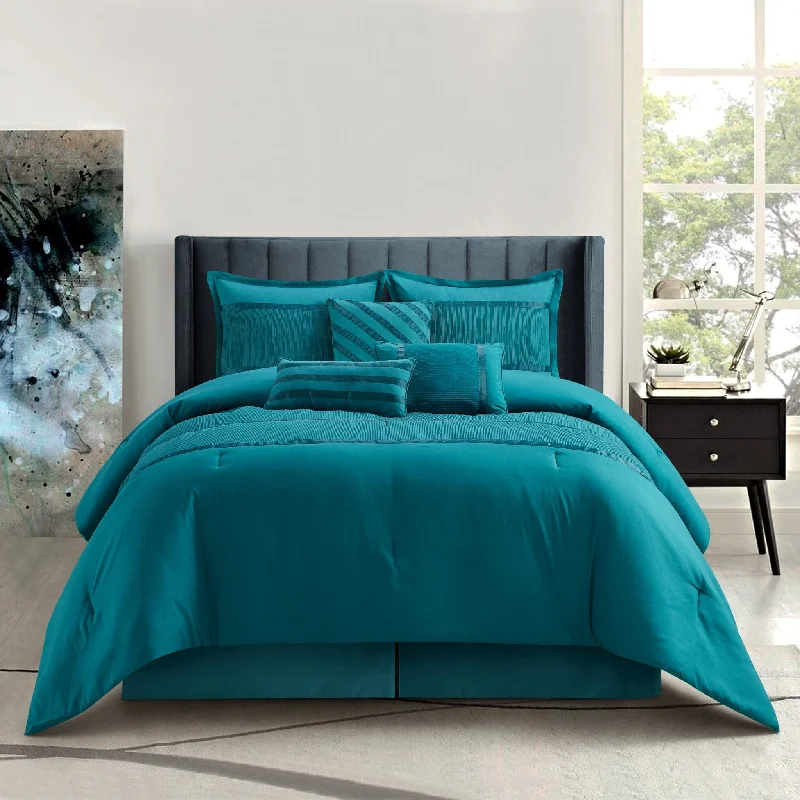 cozy fleece comforter-Armani 7-Piece Reversible Comforter Set