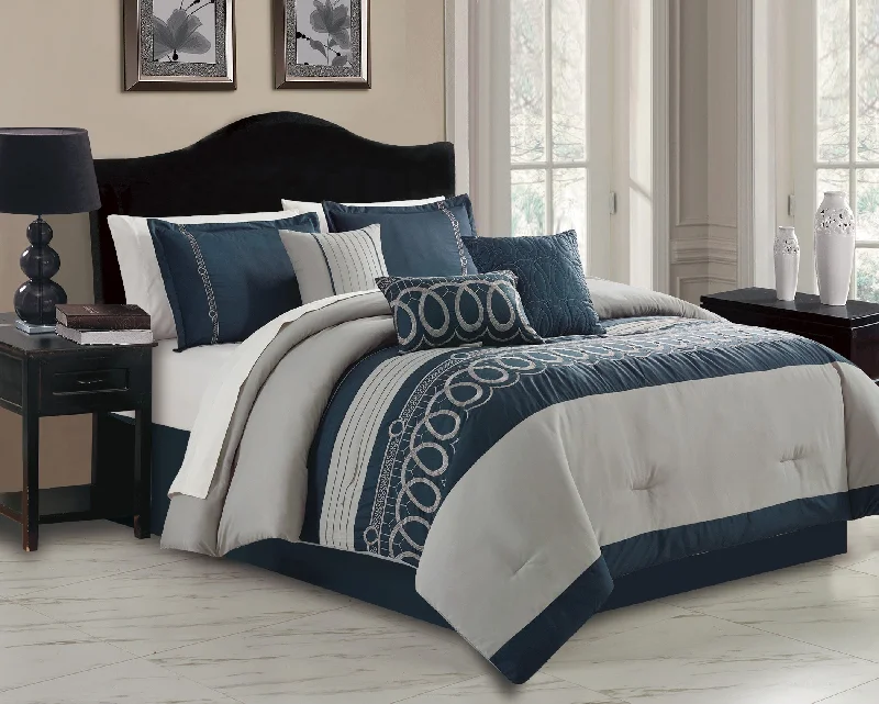 handwoven cotton comforter-Berkeley 7-piece Comforter set