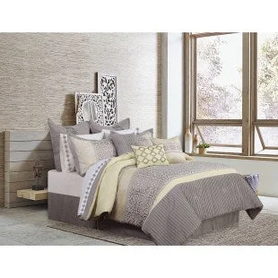 silky cotton bedspread-Calibre 7-piece Comforter Set